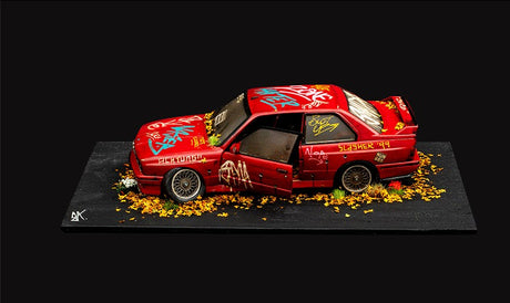 BMW E30 M3 (1989) Stolen Recovered Original Die Cast Model by Artist JJ Adams