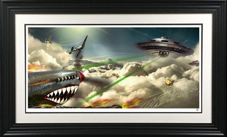 Brat At At  Framed Signed Limited Edition Print on Paper by Artist JJ Adams