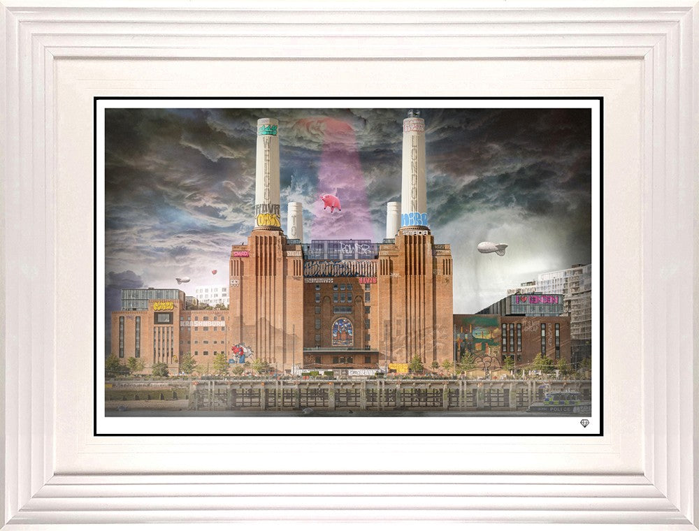 Cathedral of Power Framed Signed Limited Edition Print on Paper by Artist JJ Adams