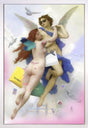 Cupid and Psyche 2023 Framed Original Mixed Media Painting on Canvas by JJ Adams