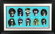 Dead Famous LV Blue Edittion Framed Signed Limited Edition Print on Paper by Artist JJ Adams