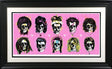 Dead Famous LV Pink Edittion Framed Signed Limited Edition Print on Paper by Artist JJ Adams