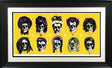 Dead Famous LV Yellow Edition Framed Signed Limited Edition Print on Paper by Artist JJ Adams