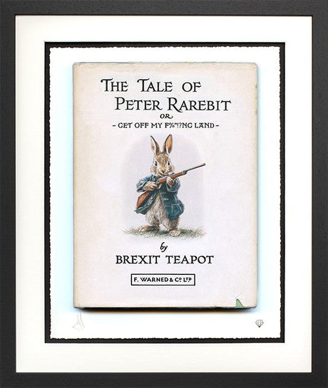 Get Off My F%"!?ng Land Framed Signed Limited Edition Print on Paper by Artist JJ Adams