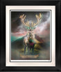 Highland Hunk - Gold Framed Print on Paper by Artist JJ Adams