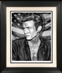 James Dean Tattoo  Framed Signed Limited Edition Print on Paper by Artist JJ Adams