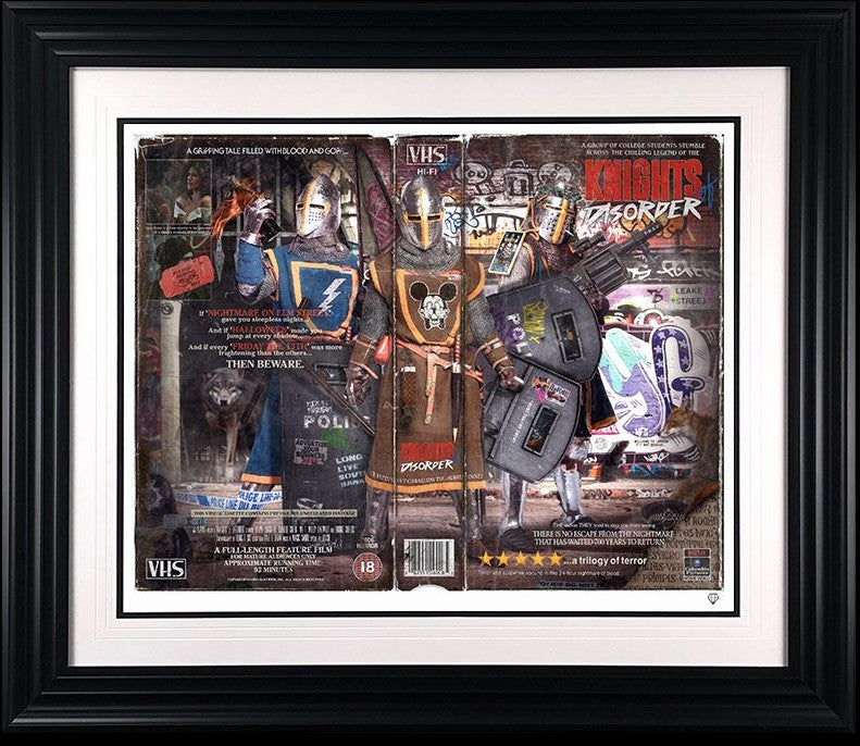 Knights of Disorder Framed Signed Limited Edition Print on Paper by Artist JJ Adams