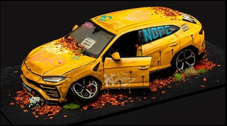 Lamborghini Urus - Stolen Recovered Original Die Cast Model by Artist JJ Adams