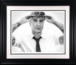 Michael Caine Tattoo  Framed Signed Limited Edition Print on Paper by Artist JJ Adams