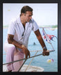 On Vacation II Colour Framed Original Mixed Media Painting on Canvas by JJ Adams