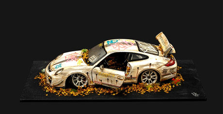 Porsche 911 GT3 RS Stolen Recovered Original Die Cast Model by Artist JJ Adams