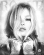 Rock Star Rogue Framed Original Mixed Media Painting on Canvas by JJ Adams