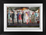 Brittannia Row II Framed limited edition print on paper by artist JJ Adams  