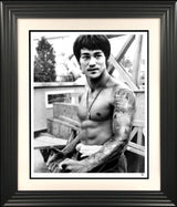 Bruce Lee Tattoo Framed Signed Limited Edition Print on Paper by Artist JJ Adams