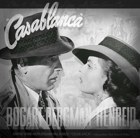 Casablanca Framed Mixed Media Original Painting by Artist JJ Adams