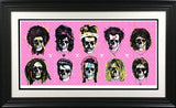 Dead Famous LV Pink Edittion Framed Signed Limited Edition Print on Paper by Artist JJ Adams