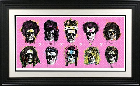 Dead Famous LV Pink Edittion Framed Signed Limited Edition Print on Paper by Artist JJ Adams
