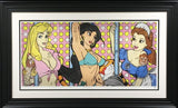 Dirty Disney IV Framed Signed Limited Edition Print on Paper by Artist JJ Adams