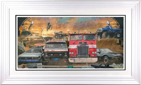 Docs Monster Slam Signed Framed Limited Edition Print on Paper by Artist JJ Adams