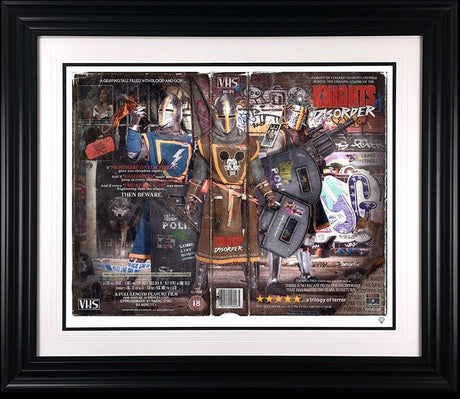 Knights of Disorder Framed Signed Limited Edition Print on Paper by Artist JJ Adams
