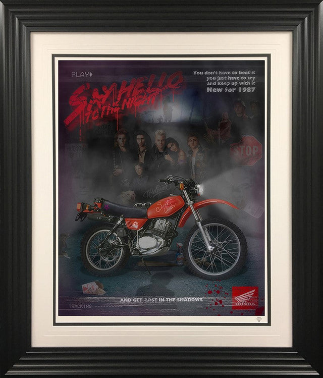 Lost in The Shadows Framed Print on Paper by Artist JJ Adams
