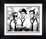 Rat Pack Tattoo Framed Signed Limited Edition Print on Paper by Artist JJ Adams