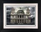 St Pauls Cathedral  Framed Signed Limited Edition Print on Paper by Artist JJ Adams