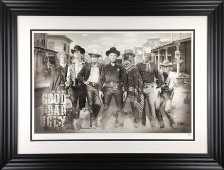 The Good, The Bad, The Ugly  Framed Signed Limited Edition Print on Paper by Artist JJ Adams