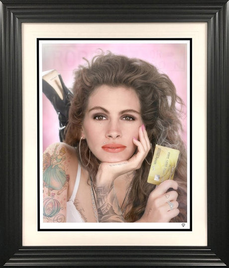White Knight Colour Framed Signed Limited Edition by Artist JJ Adams